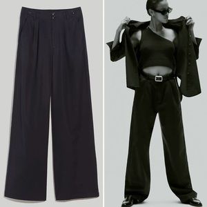 Madewell The Harlow wide leg pant size 8